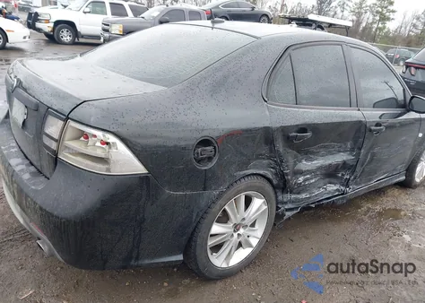 2008 Saab 9-3 Aero z USA, uszkodzony, nr VIN YS3FH41UX81107597